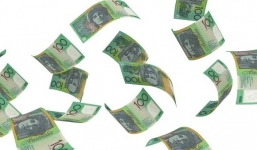 “Mưa tiền” làm náo loạn đường cao tốc Australia