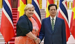 Thủ tướng Nguyễn Tấn Dũng hội đàm với Thủ tướng Na Uy