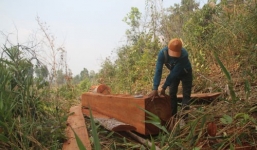 Dân làng vây bắt lâm tặc cả đêm, chính quyền không hề hay biết