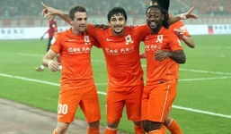 Trọng Hoàng ghi bàn, Bình Dương vẫn ôm hận trước Shandong Luneng