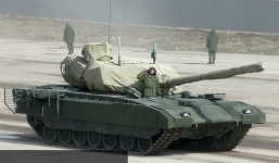 Video: Cận cảnh siêu xe tăng tuyệt mật T-14 Armata của Nga