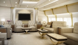 Bộ nội thất 13 nghìn tỉ trong máy bay riêng của đại gia bí ẩn