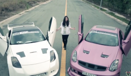 Clip 2 cô gái hát nhạc phim 'Fast & Furious' bên dàn siêu xe