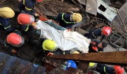 Lại tiếp tục sập giàn giáo ở Formosa, 1 công nhân tử vong