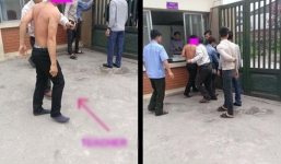 Hà Nội: Học sinh xé áo, đánh thầy giáo gãy mũi ngay ở cổng trường