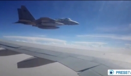 Tiết lộ video máy bay dân sự của Iran bị F-15 đánh chặn