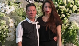 Hồ Ngọc Hà tới viếng ông ngoại Đàm Vĩnh Hưng