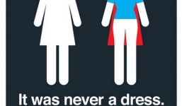 Biểu tượng trên phòng vệ sinh nữ không phải là chiếc váy?