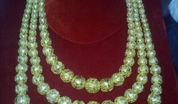 Sợi dây chuyền 160 lượng vàng cung tiến bà Chúa Xứ An Giang