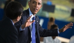 Nam sinh lớp 6 ngắt lời Tổng thống Mỹ Obama vì ... nói quá dài