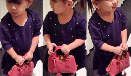 Choáng váng BST túi xách hàng hiệu của cô nhóc 4 tuổi