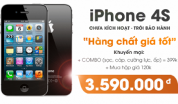 iPhone 4S chưa kích hoạt giá 'siêu rẻ' tràn về Việt Nam