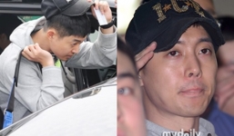 Kim Hyun Joong phờ phạc ngày nhập ngũ