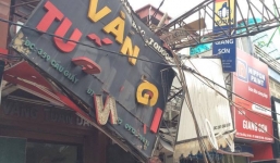 Hiện trường vụ sập cần cẩu tuyến metro Nhổn - Ga Hà Nội