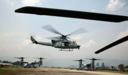 Trực thăng Mỹ mất tích khi cứu trợ động đất ở Nepal