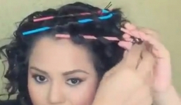 Video: Làm tóc xoăn siêu đơn giản chỉ với ống hút