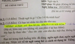 Những đề thi lạ xôn xao dư luận