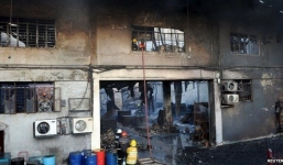 Video: Cháy nhà máy giày ở Philippines 72 người thiệt mạng