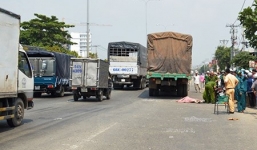 Cô gái trẻ chết thảm vì bị bánh xe tải chèn qua người