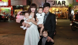 Vợ chồng Lý Hải đưa 3 con dễ thương đi ra mắt phim