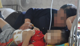 Bé trai 5 tuổi vỡ gan, gãy xương: Người mẹ thừa nhận đạp con bay xuống đất