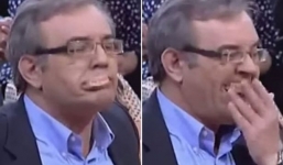 Video: Chính trị gia rơi cả răng giả khi tranh luận trên truyền hình