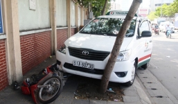 Taxi gây tai nạn liên hoàn, tài xế tử vong