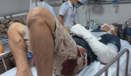 Hiện trường vụ đâm xe thảm khốc làm 9 người thương vong ở Nghệ An