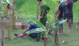 Hoảng hồn phát hiện thi thể gần đứt lìa tay sát ruộng lúa