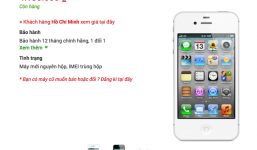 iPhone 4S chính hãng thêm một lần nữa giảm giá