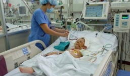 Xót xa bé 3 tuổi tai nạn nguy kịch khi cùng mẹ đi vay tiền chữa bệnh cho cha