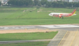 Sân bay Cát Bi hỏng đường băng, hàng loạt chuyến bay bị hủy