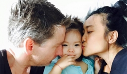 Facebook sao Việt: Đoan Trang ngập tràn hạnh phúc bên chồng và con gái