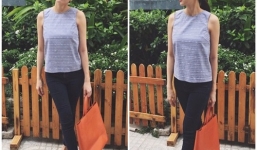 Tăng Thanh Hà tái xuất thon gọn sau 1 tháng sinh quý tử