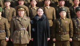 Em gái Kim Jong-un tái xuất sau tin đồn sinh con
