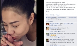 Thu Minh hạnh phúc khoe hình ảnh đầu tiên của con trai