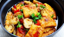 Cách làm đậu hũ xốt nấm đơn giản mà không ngấy trong mùa hè