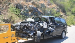 Tai nạn giao thông nghiêm trọng, một người nước ngoài tử vong