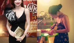Facebook sao Việt: Hà Hồ giới thiệu DVD 2014, Hương Tràm vào bếp nấu ăn