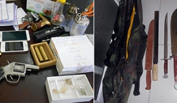 Video: Thu giữ lô vũ khí tại nhà “ông trùm” ma túy đất Cảng