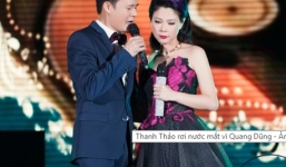 Thanh Thảo bật khóc khi tái hợp 'người tình' Quang Dũng