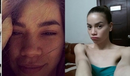 Mặt mộc thiếu vắng son phấn của Hồ Ngọc Hà