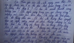 Lá thư xúc động gửi em gái sắp thi vào lớp 10 dậy sóng mạng