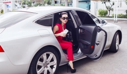 Hoa hậu Thu Hoài diện style công sở đi làm giám khảo