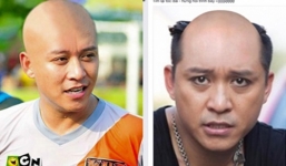 Tuấn Hưng trong loạt ảnh 'cạo trọc đầu' gây sốt mạng