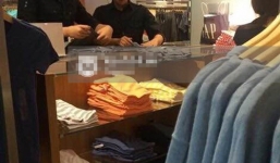 Thiếu gia út điển trai nhà chồng Hà Tăng đi bán quần áo