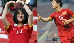 Hòa Minzy mặc áo Công Phượng, công khai tình cảm?