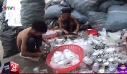 'Kinh hoàng' rác thải y tế tái chế thành...ống hút, hộp đựng sữa chua