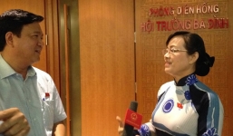 Đại biểu QH chất vấn Bộ trưởng Thăng ngay tại hành lang