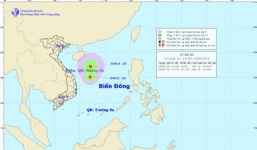 Xuất hiện vùng áp thấp trên biển Đông